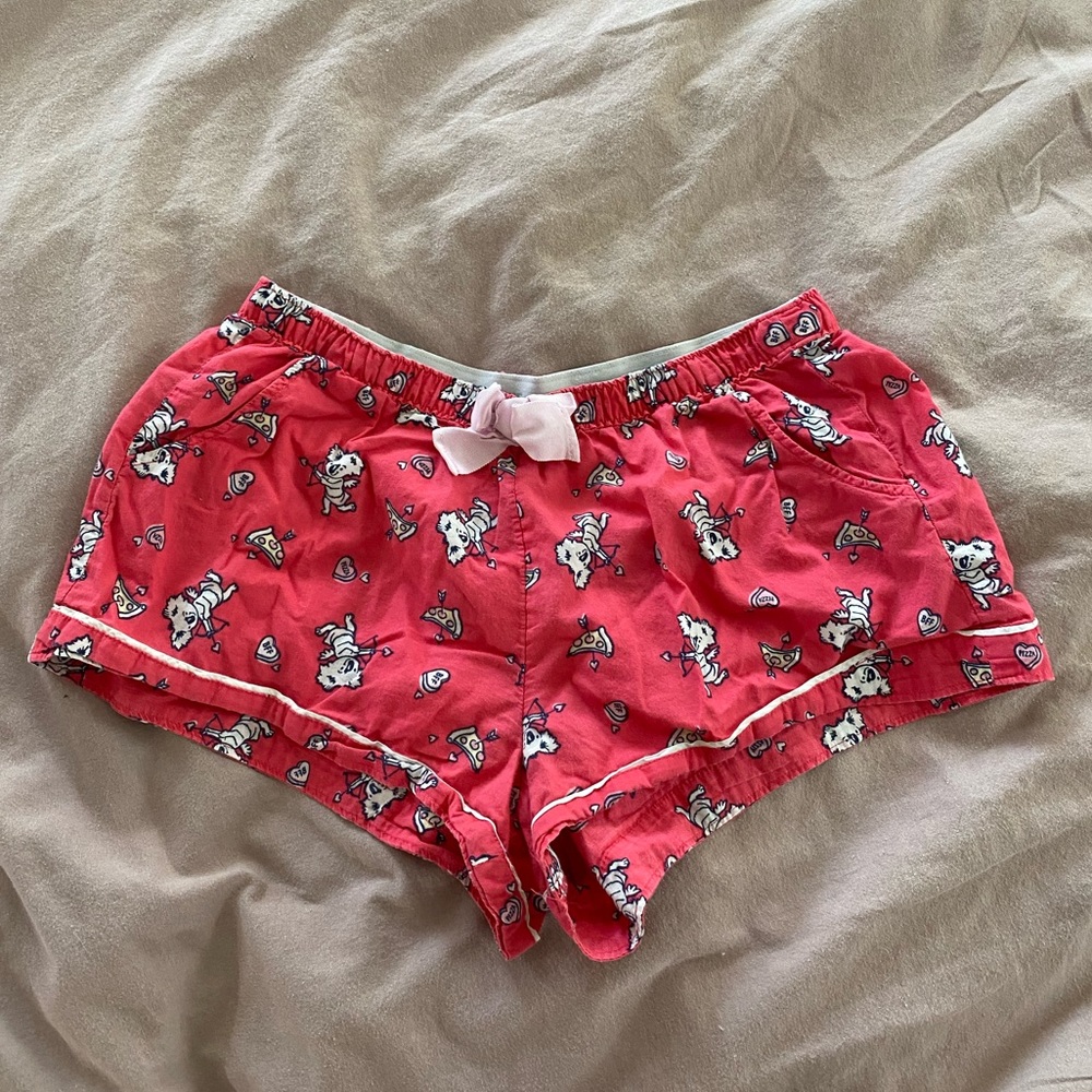 Gilly Hicks Valentine’s Day sleep shorts